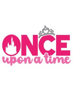 Once Upon a Time, Princess, Tiara, Girl, SVG Design