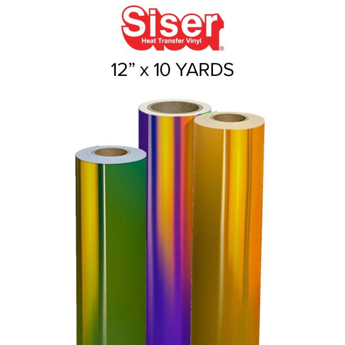 Siser Holographic Heat Transfer Vinyl - 12 x 10 yards