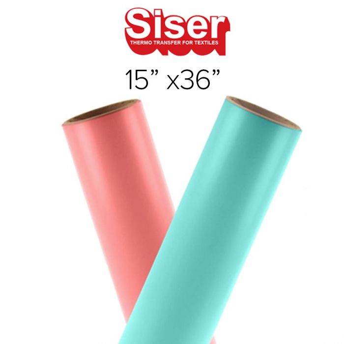 Siser EasyWeed Stretch Heat Transfer Vinyl Rolls - 15 x 1 Yard