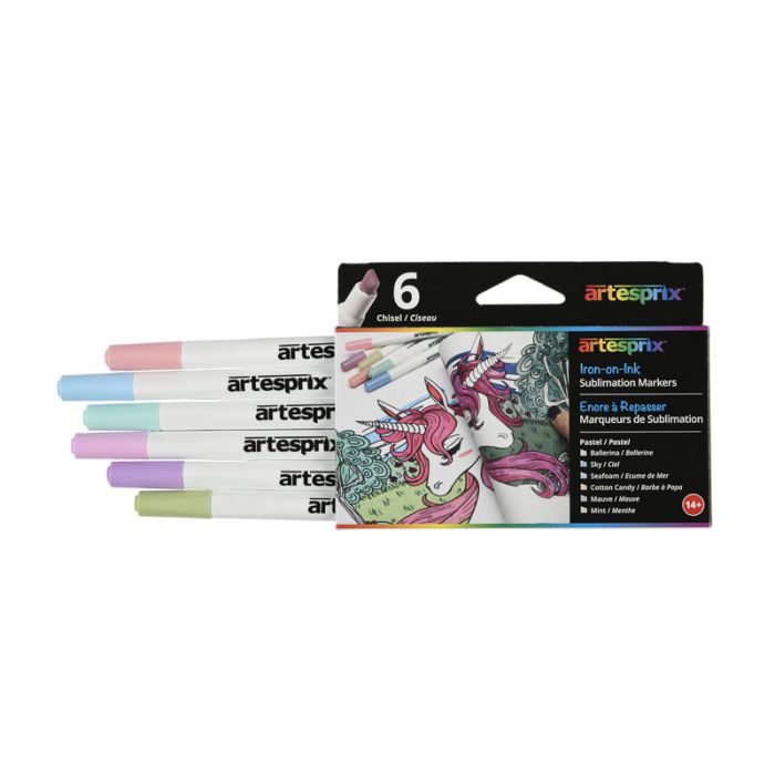 Artesprix Pastel Sublimation Markers (1-6/pack)