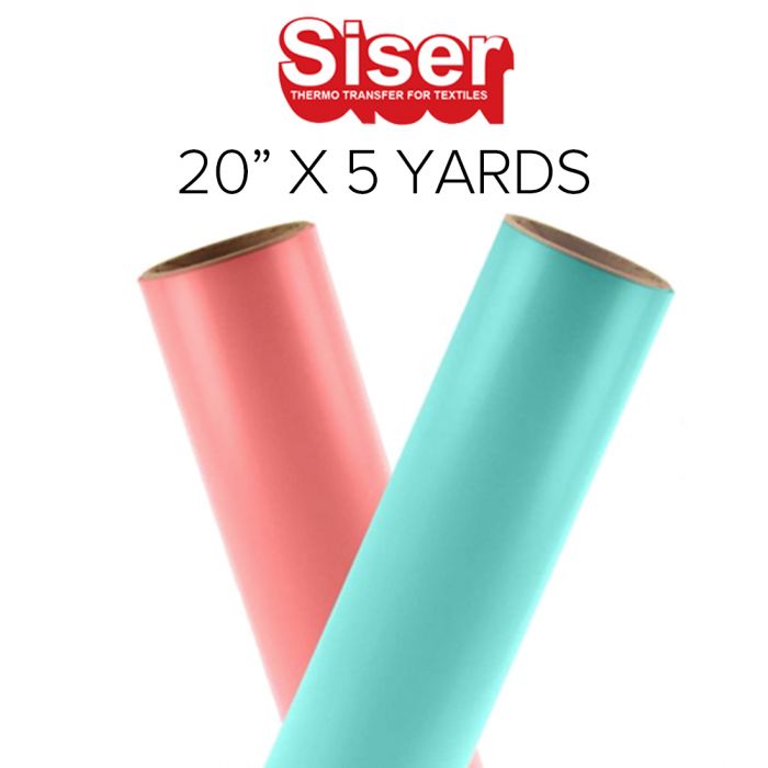 Siser EasyWeed Stretch Heat Transfer Vinyl Rolls - 20 x 5 Yards