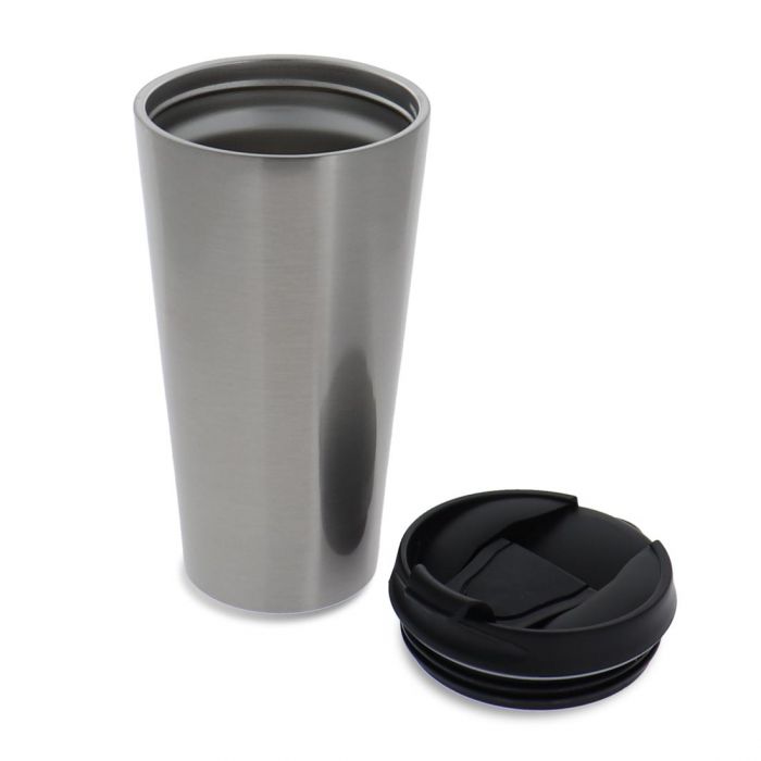 16 oz. Stainless Steel Tumbler - Silver (24/case)