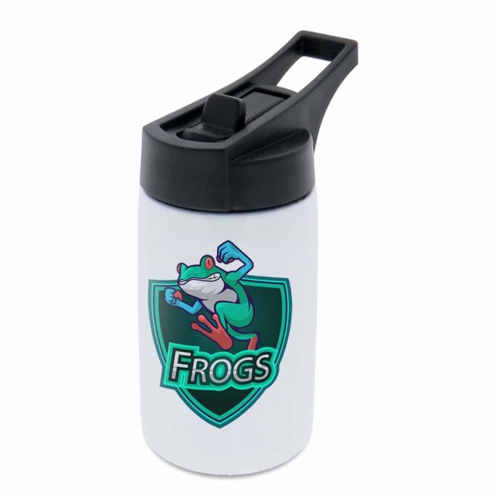 12oz Kids Water Bottle Flip Top Sublimation Blank Tumbler