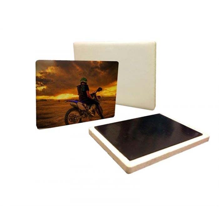 Ceramic Rectangle Sublimation Magnet - 2 x 2.75