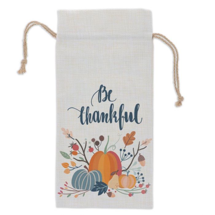 Drawstring shop wine bag