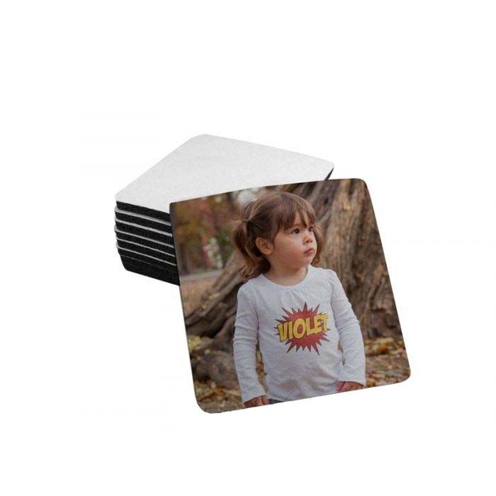 Sublimation Coasters Blanks Square Shape, 30 Pieces