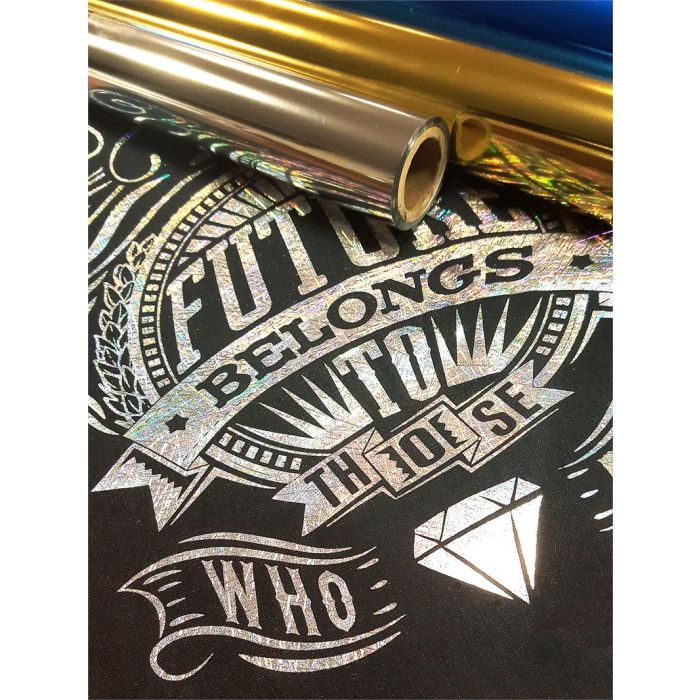 Heat Transfer Metallic Foil Roll - 12.5 x 100