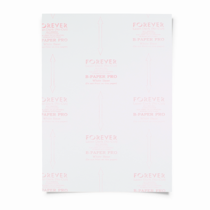 Specialty laser top printer paper
