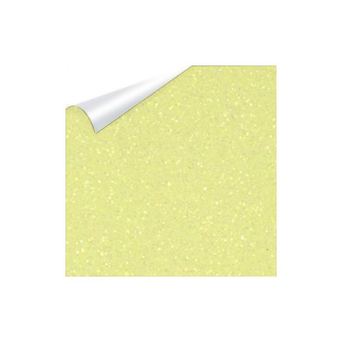20 Siser Glitter Heat Transfer Vinyl x 5 yards - Neon Yellow