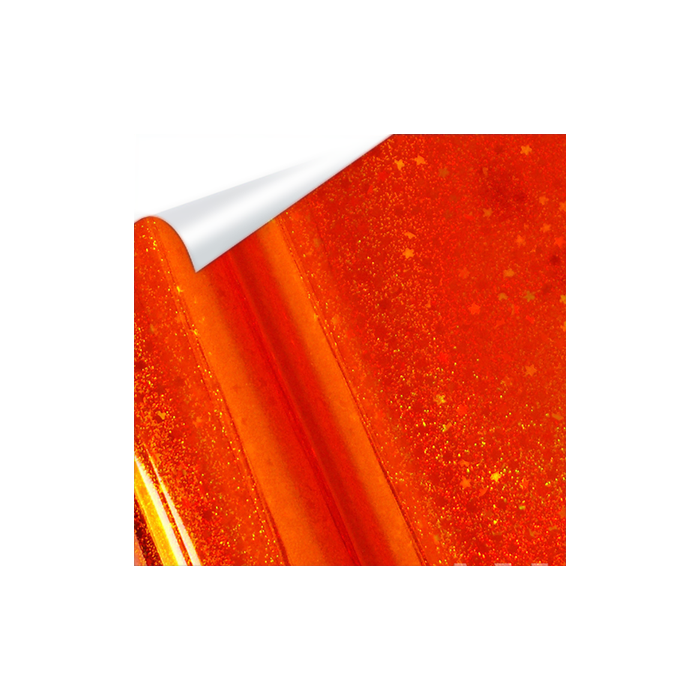 Heat Transfer Metallic Foil Roll - 12.5 x 100' - Glitter Red - CLEARANCE