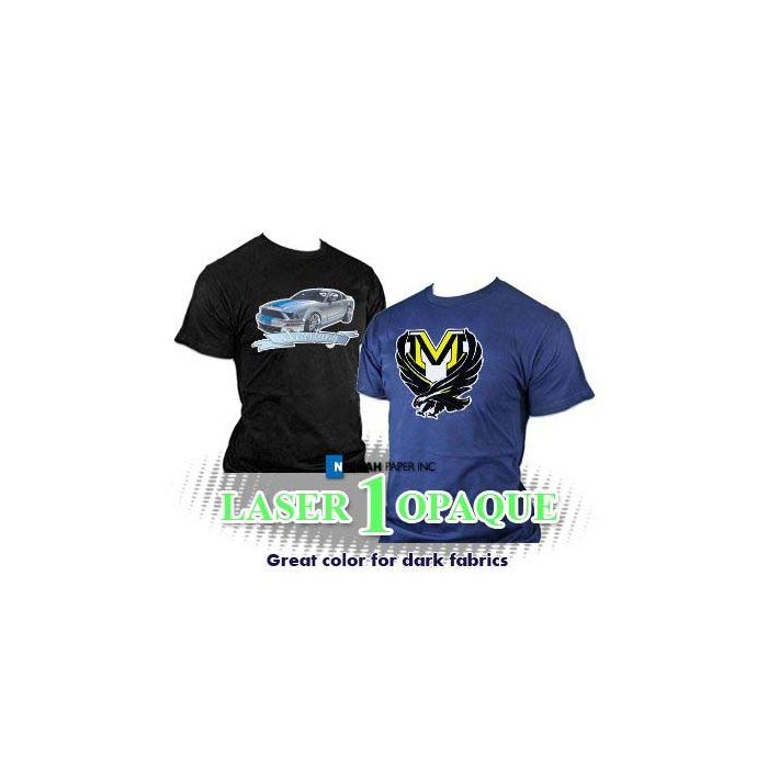 Opaque laser transfer paper for laser printers, t shirt transfer