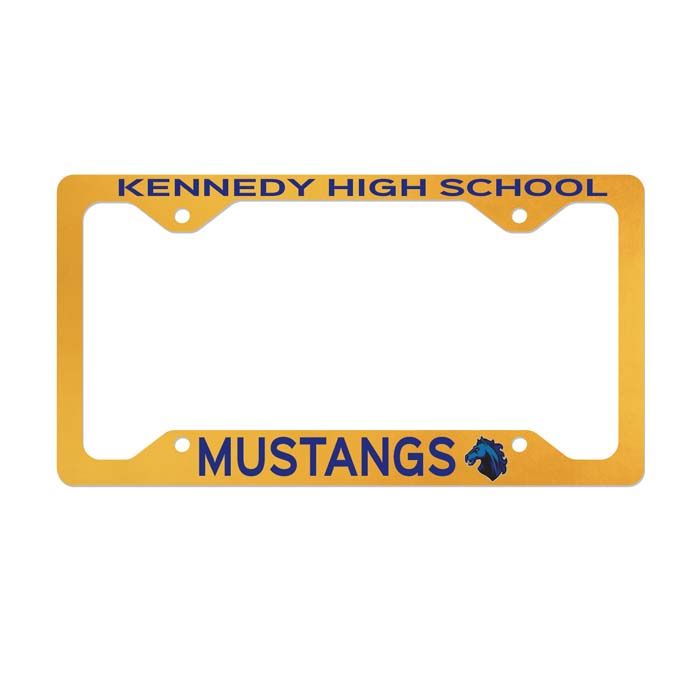 Aluminum Sublimation License Plate Frame - White