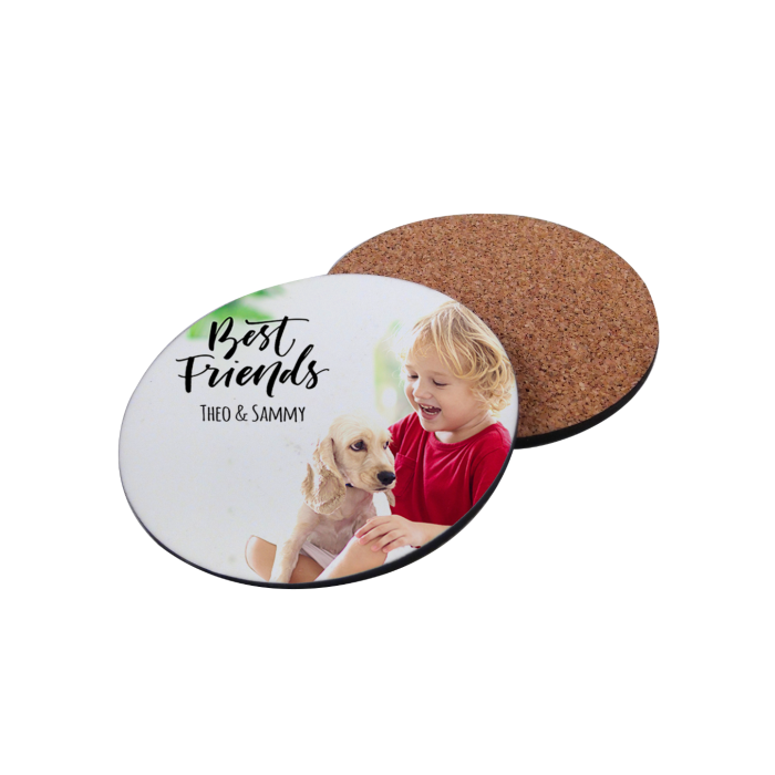 Bulk Custom Cork Coasters for Drinks, Promotional Wedding Cork