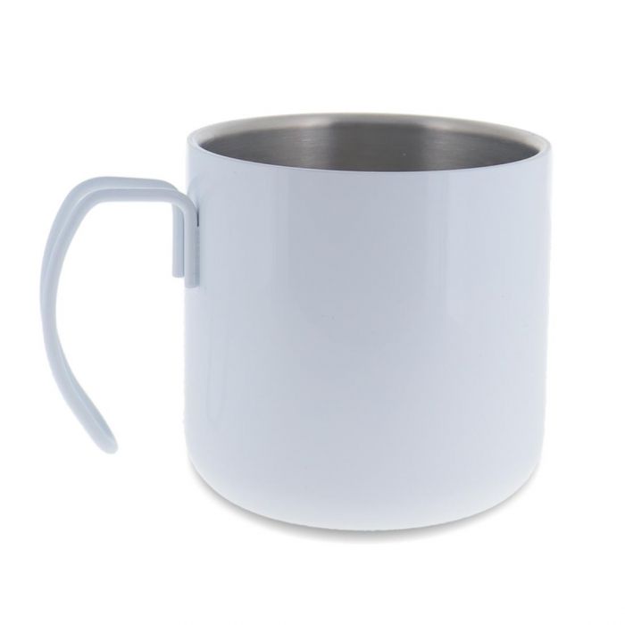 White Matte Finish Stainless Steel Coffee Mug Online