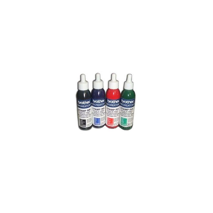 Brother 20CC Stamp Refill Ink Bottle in Red, Green, Black or Blue Ink