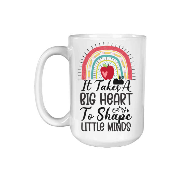 Standard White Ceramic Sublimation Coffee Mug  15 oz.