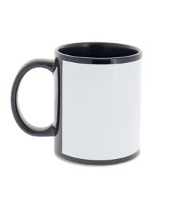 White Ceramic Oversized Sublimation Latte Mug - 17oz.