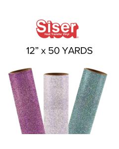 Siser Glitter Heat Transfer Vinyl - 12" x 50 yards