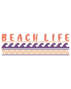 Beach Life, Tropical, Vacation, SVG Design