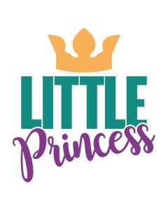Little Princess, Girl, Crown, Daughter, SVG Design