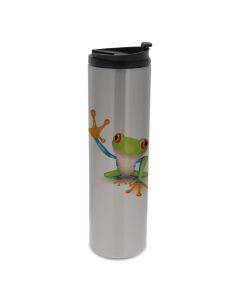 Silver Stainless Steel Sublimation Skinny Tumbler - 20oz. (50/case) - CLEARANCE