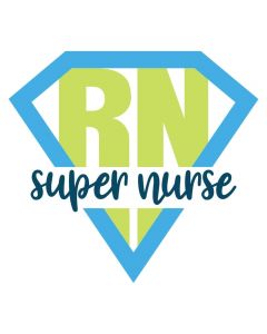 Super Nurse, RN, Medical, SVG Design