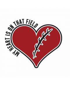 My Heart is On That Field, Football, SVG Design