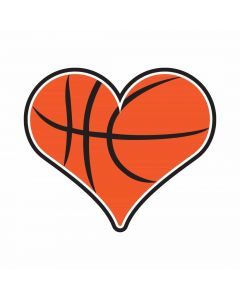 Heart Basketball, Sports, Team Spirit, SVG