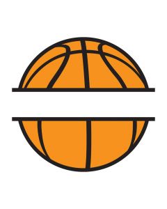 Basketball Border, Sports, Personalized, SVG Design