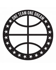 One Team One Dream, Basketball, SVG Design