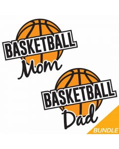 Basketball Mom and Dad Bundle, Sports, Team Spirit, SVG