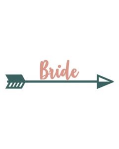 Arrow Bride, Wedding, Bachelorette, SVG, PNG