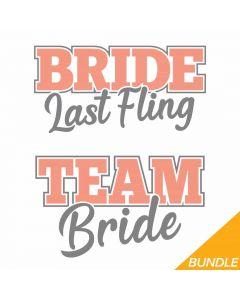 Team Bride, Bride Last Fling, Bachelorette, Wedding SVG