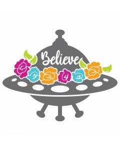 Floral Alien, Outer Space, Roses, SVG, Sublimation