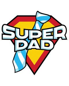 Super Hero Dad, Father's Day, Comic, Sublimation