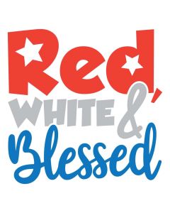 Red, White and Blessed, 4th of July, SVG Design, SVG Design