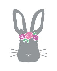 Floral Easter Bunny, Spring, Holiday, SVG