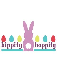 Hippity Hoppity, Easter Bunny, Egg, Spring, SVG