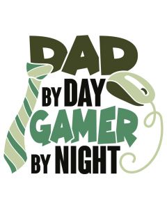 Dad By Day Gamer By Night, Tie, Mouse, SVG Design