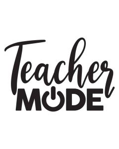 Teacher Mode, Back to School, SVG Design