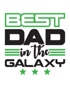 Best Dad in the Galaxy, Space, Stars, SVG
