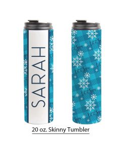 Let it Snow, Skinny Tumbler Pre-Designed Template