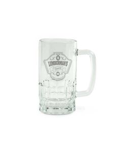 Clear Glass Sublimation Beer Stein - 20oz.