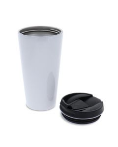 White Stainless Steel Sublimation Tumbler - 16 oz. (24/case) - CLEARANCE