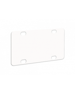 Mini White Sublimation License Plates - 50/case