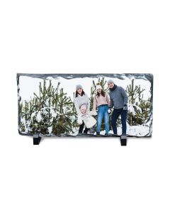 Sublimation Photo Slate Rock Plaque - Small Rectangle - 4.4" x 8.25" (32/case) - OVERSTOCK