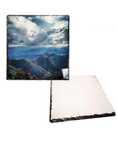 Sublimation Photo Slate Rock Plaque - Large Square - 7.6" x 7.6" (20/case)