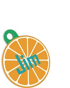 Circle Aluminum Sublimation Pet Name Tag - 1.25" (5/Pack)