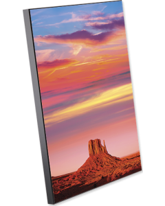 11" x 14" ChromaLuxe Sublimation Wooden Plaque with Chamfer Black Edge