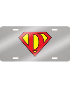 Aluminum Sublimation License Plate Cover - Clear (Silver) - 5.875" x 11.875"